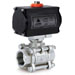 Ball Valves with Double Acting Actuators  ,3 pc,DA-158,3 Piece Ball Valves with Double Acting Actuators ,Full Bore ,1000 psi